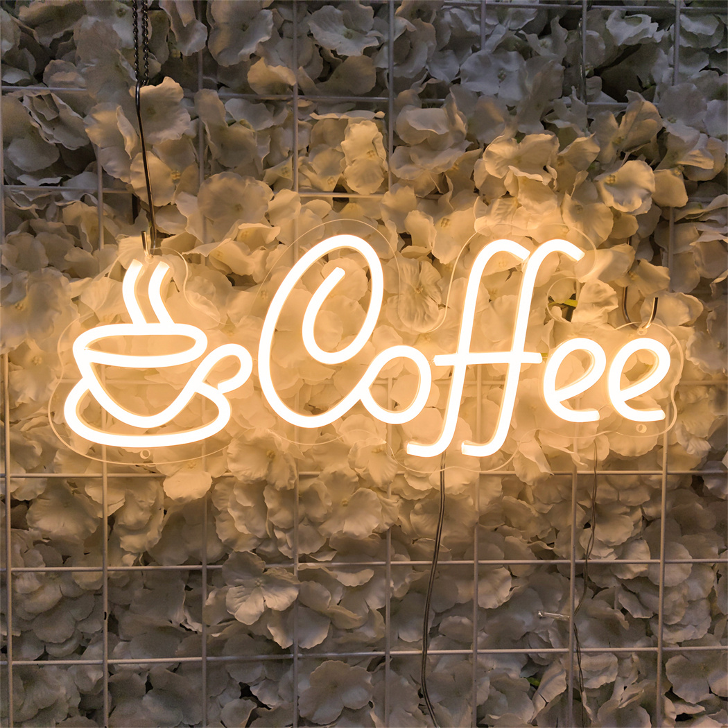 Coffee Tea Neon Sign - LED Coffee Neon Sign USB Powered