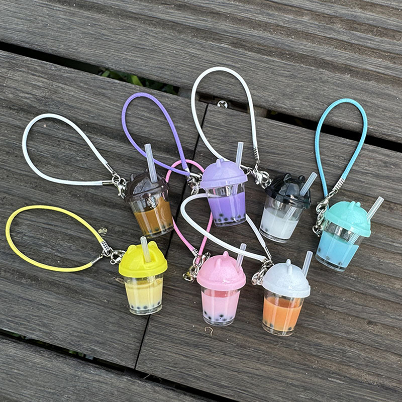 Coffee Tea Cups - Cute Pearl Milk Tea Bag Charm