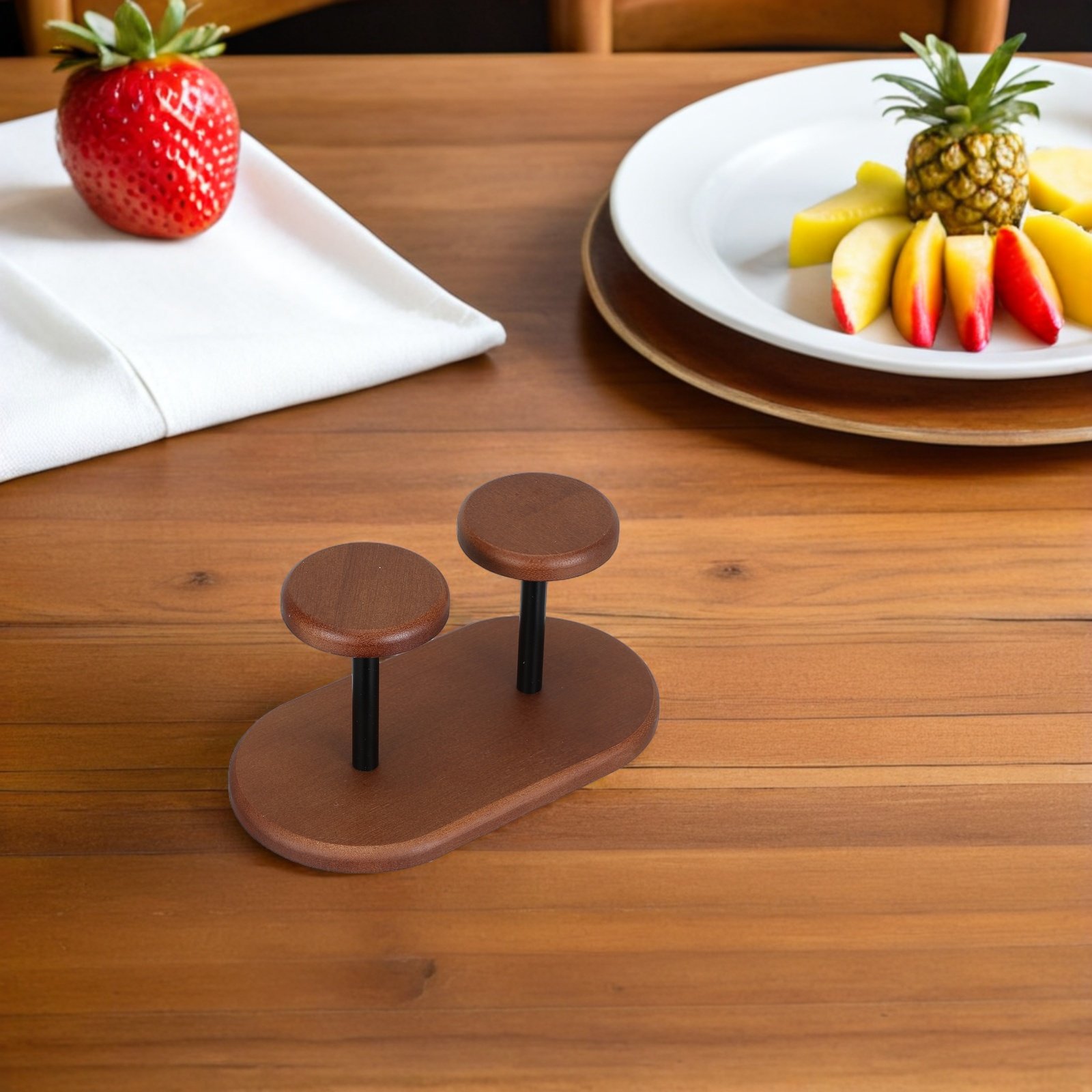 Coffee Tea Cups - Walnut Coffee Cup Dispenser Wooden Paper