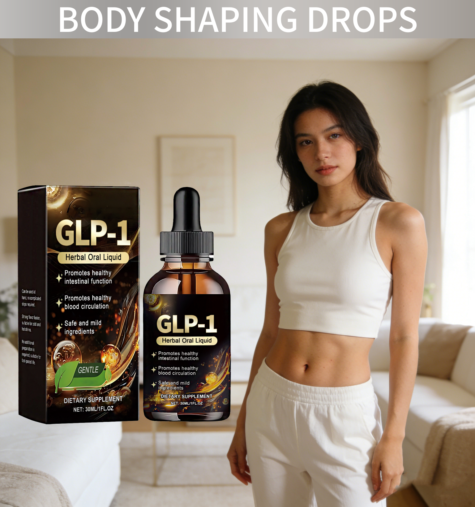 Coffee Tea For Weight Loss - GLP 1 Slimming Drops Rapid Weight