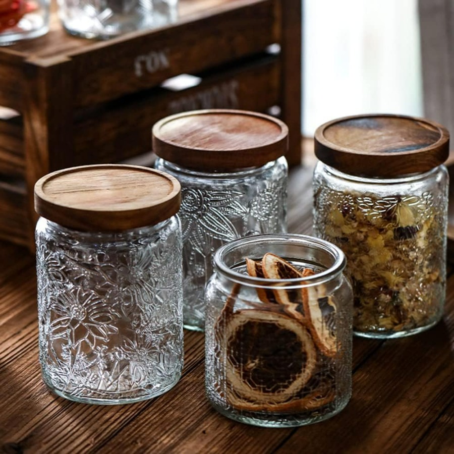 ANSQU Vintage Glass Jar with L - Coffee Tea Jars review and price
