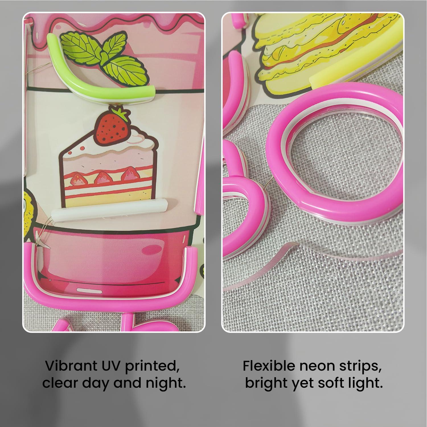 Boba Neon Sign Light Up Bubble - Coffee Tea Neon Sign review and price
