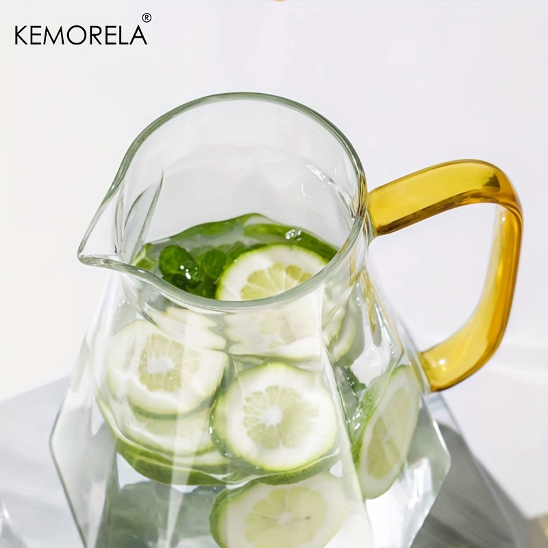 1PCS Diamond Texture Glass Tea - Cold Brew Jar review and price