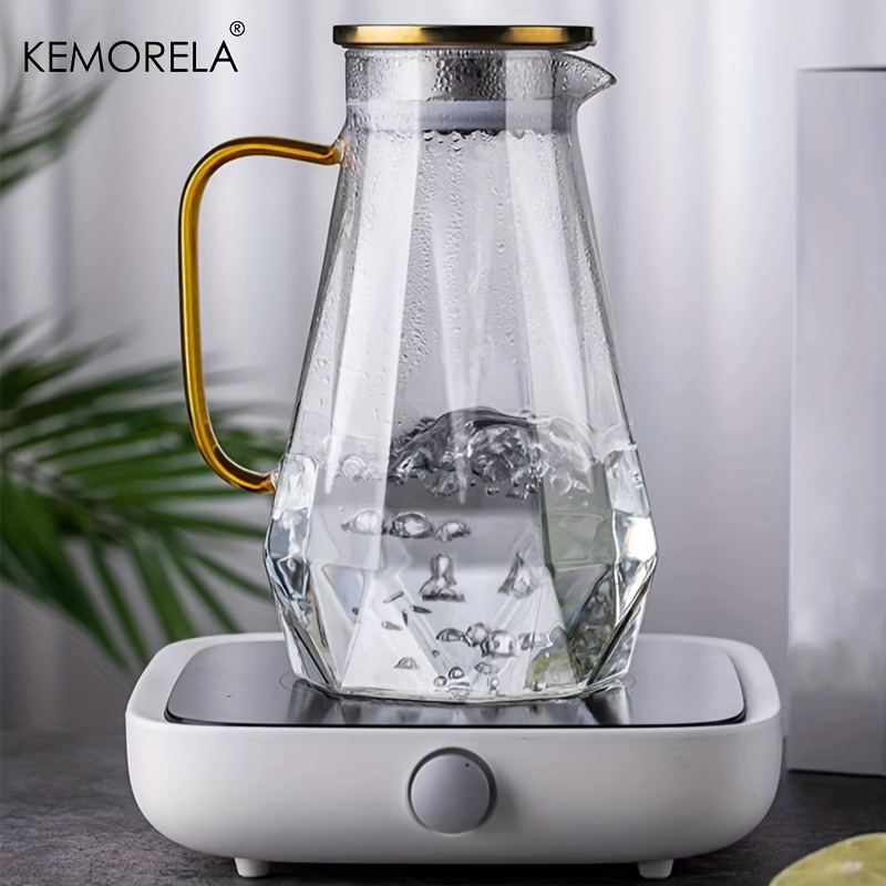 1PCS Diamond Texture Glass Tea - Cold Brew Jar review and price
