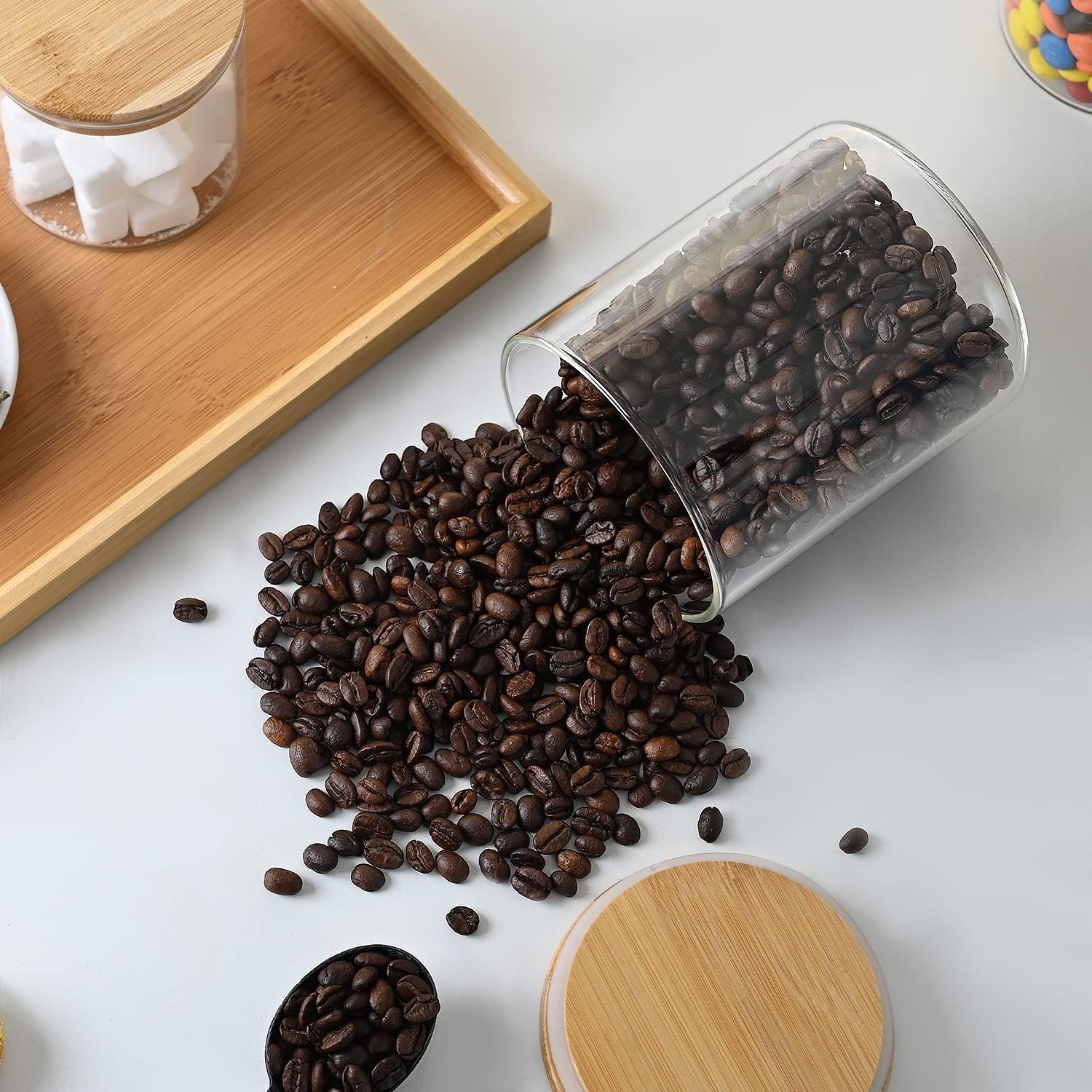 umieo Glass Food Storage Conta - Coffee Tea Jars review and price