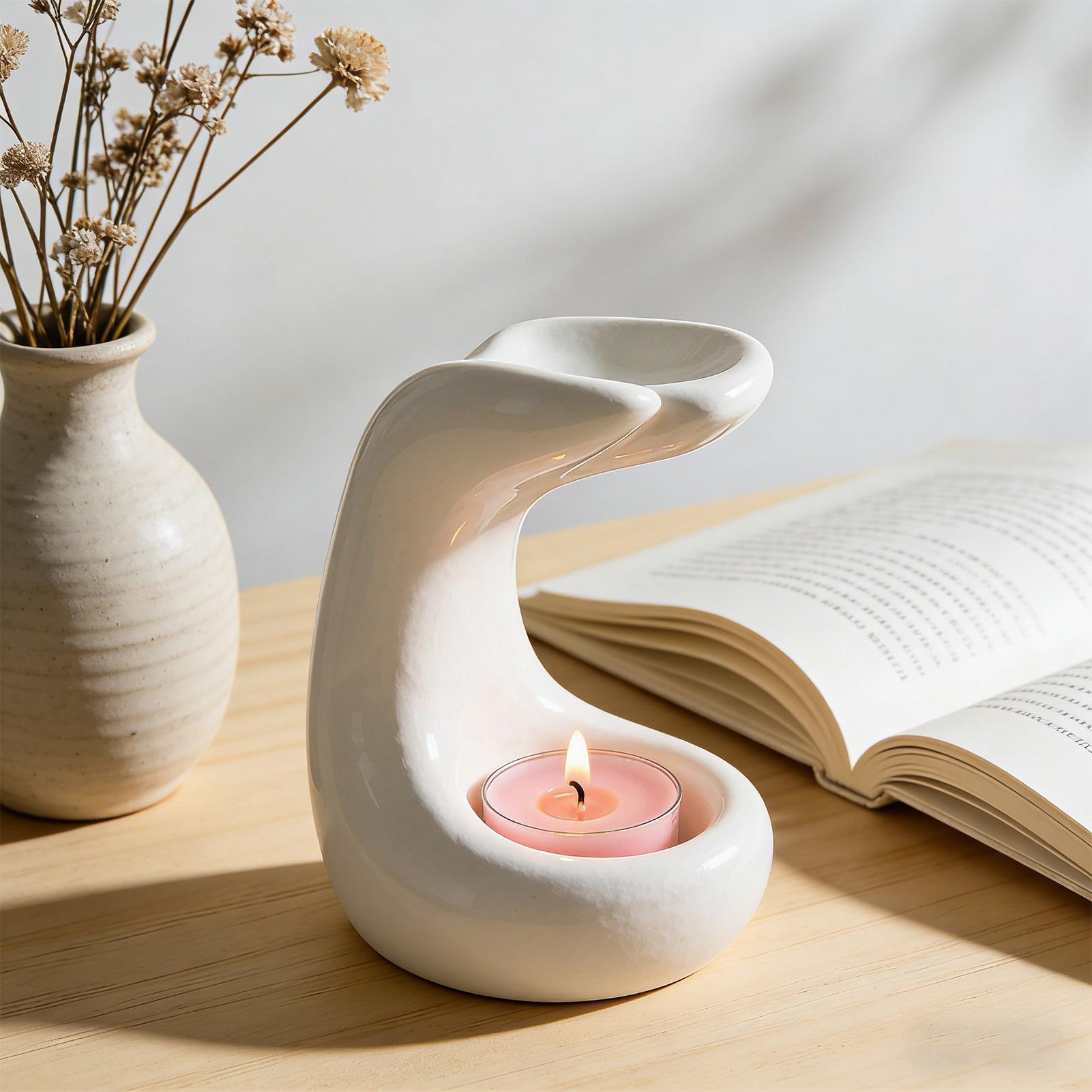 Tealight Wax Melt Warmer Palm  - Coffee Tea Warmer review and price