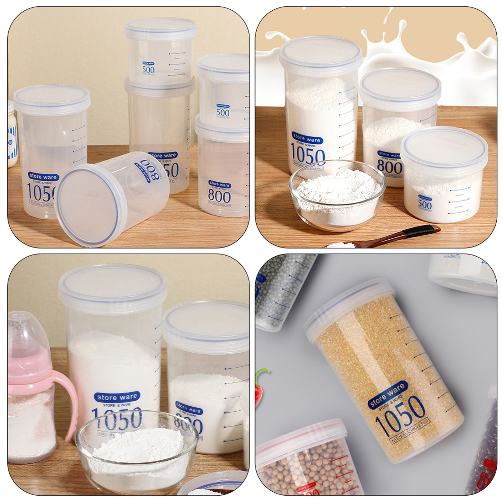 2Pcs Premium Airtight Food Sto - Coffee Tea Jars review and price