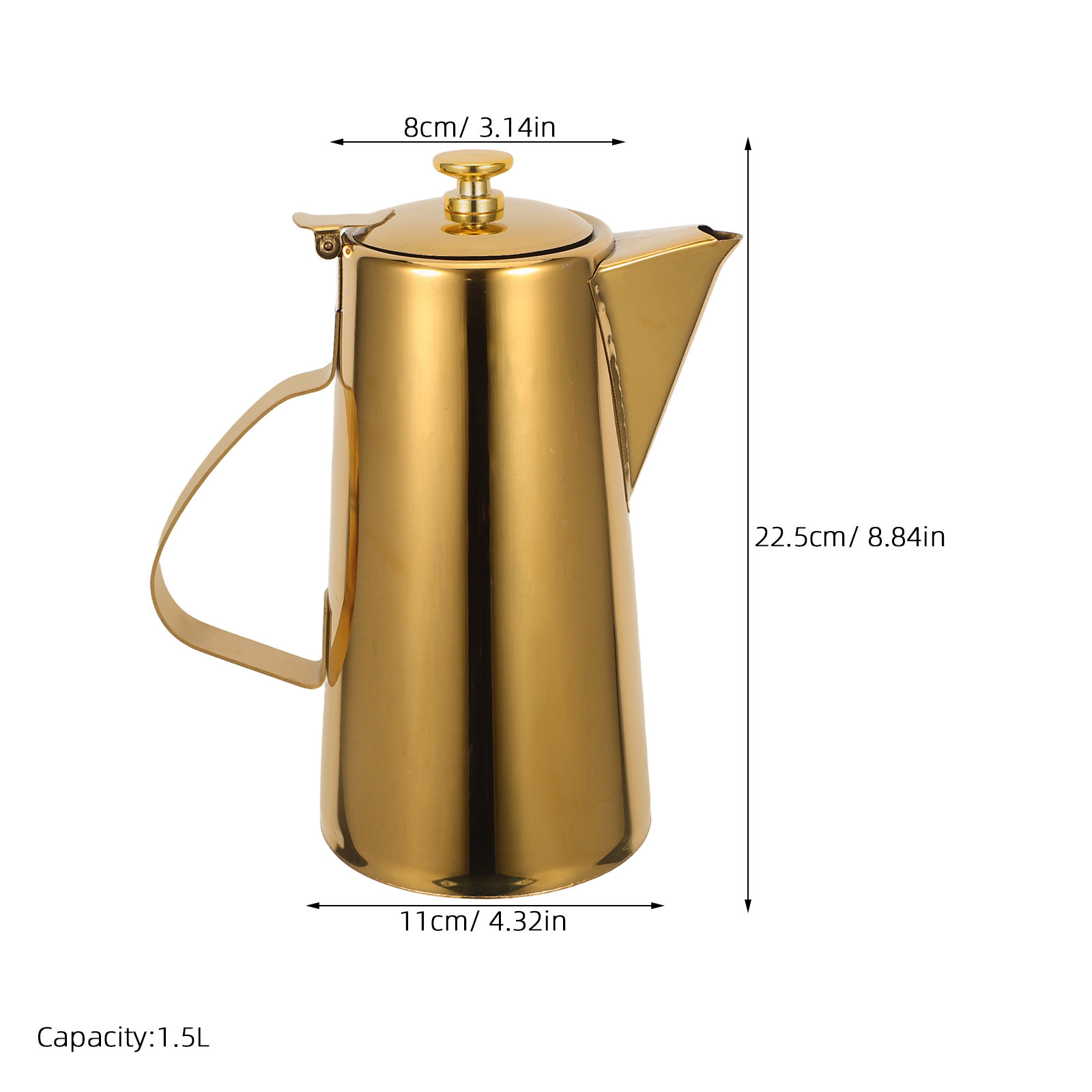 1.5L Stainless Steel Water Pit - Cold Brew Jar review and price
