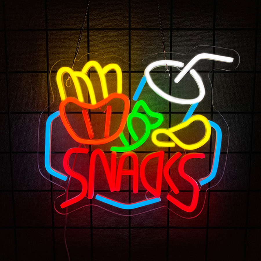 Snacks Neon Sign for Wall Deco - Coffee Tea Neon Sign review and price