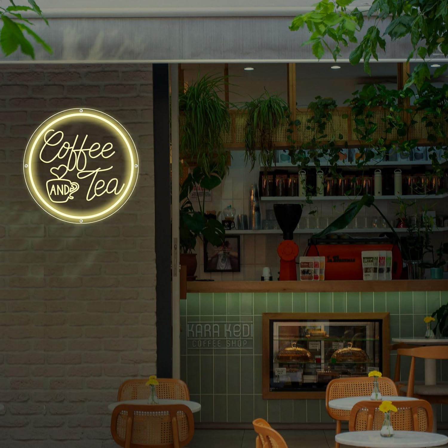 Coffee and Tea Neon Light Dimm - Coffee Tea Neon Sign review and price