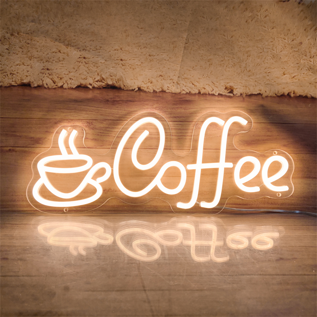 LED Coffee Neon Sign USB Power - Coffee Tea Neon Sign review and price