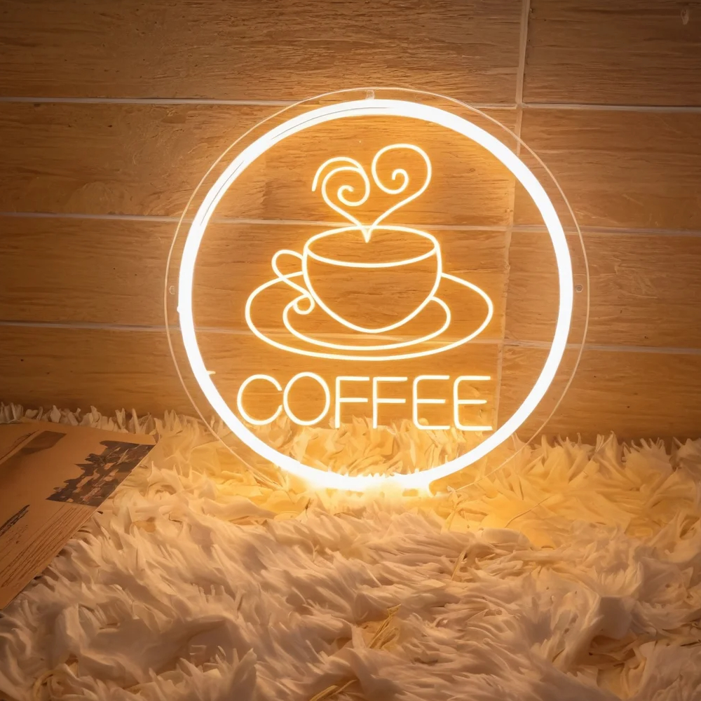 LED Coffee Neon Sign USB Power - Coffee Tea Neon Sign review and price