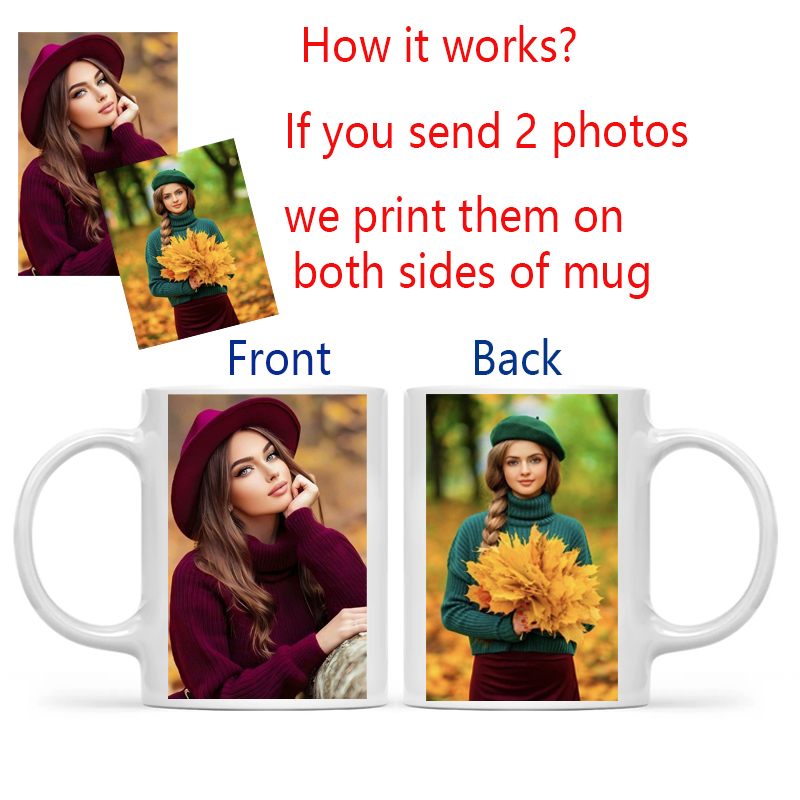 Personalized Your Photo Mug, C - Coffee Tea Logo review and price
