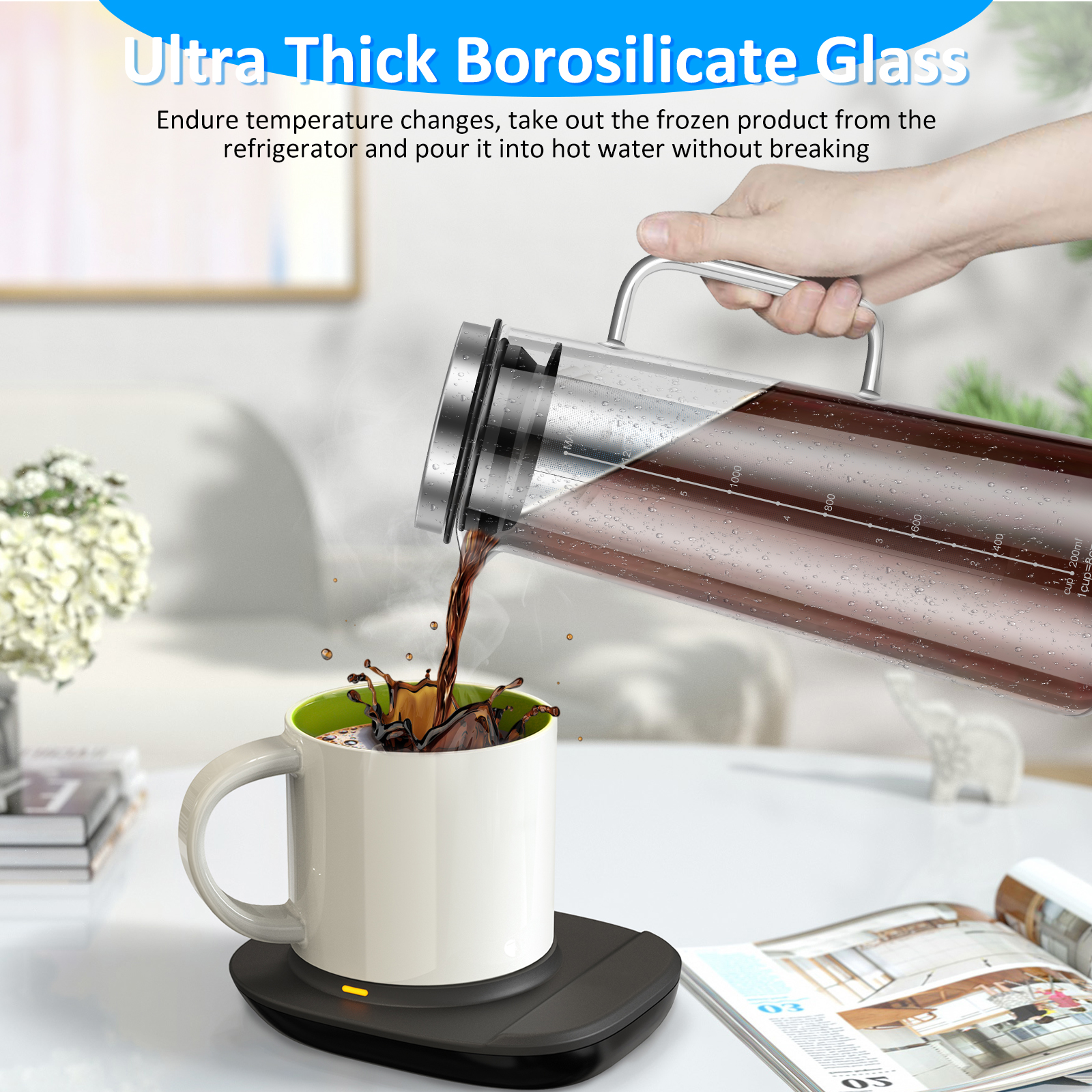 Coffee Pitcher Airtight Cold B - Cold Brew Jar review and price