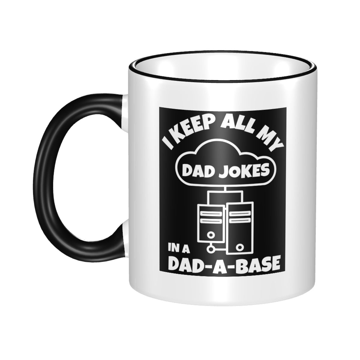 I Keep All My Dad Jokes In A D - Coffee Tea Joke review and price
