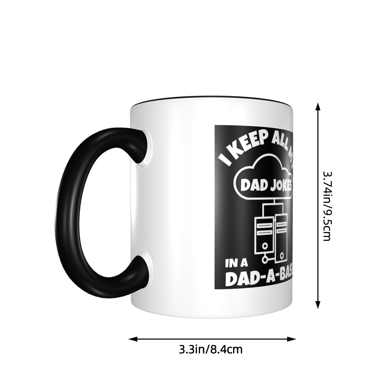 I Keep All My Dad Jokes In A D - Coffee Tea Joke review and price