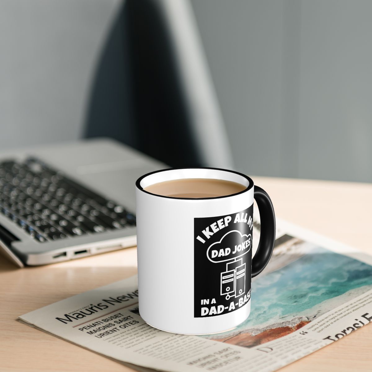 I Keep All My Dad Jokes In A D - Coffee Tea Joke review and price