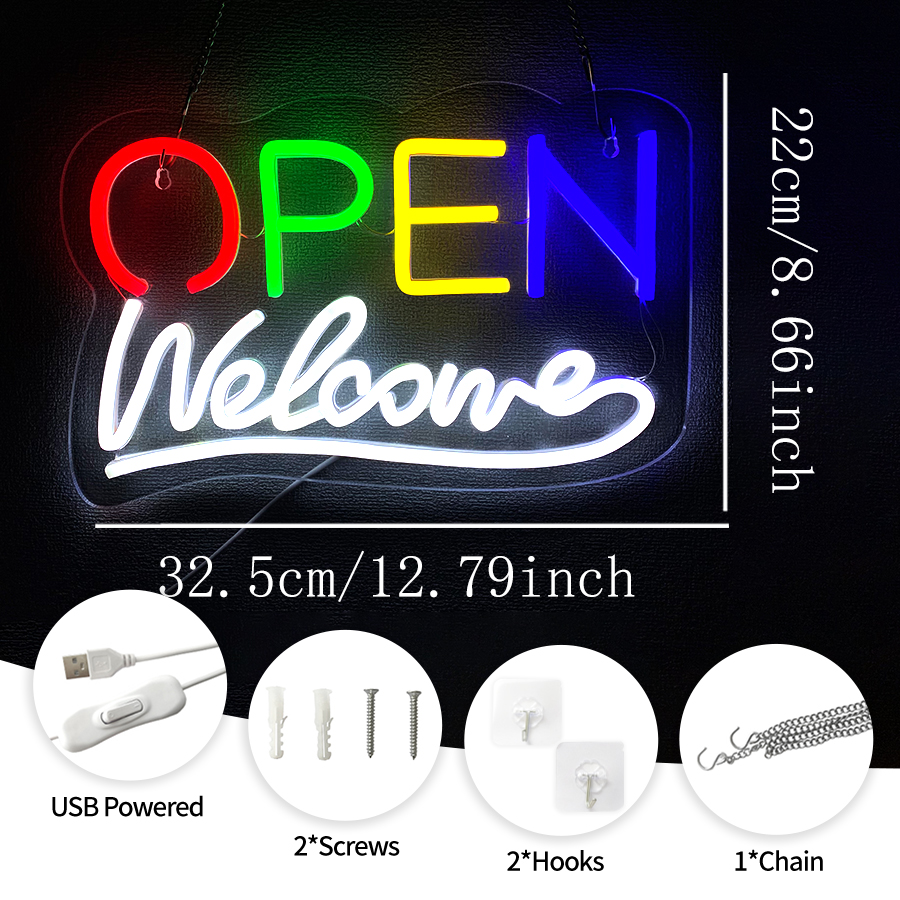 Open Welcome Neon Sign For Wal - Coffee Tea Neon Sign review and price