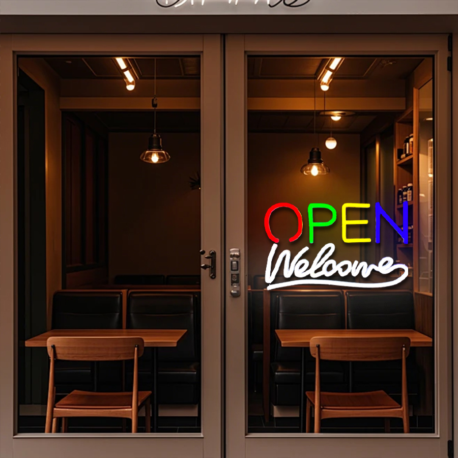 Open Welcome Neon Sign For Wal - Coffee Tea Neon Sign review and price
