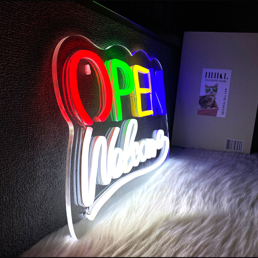 Open Welcome Neon Sign For Wal - Coffee Tea Neon Sign review and price