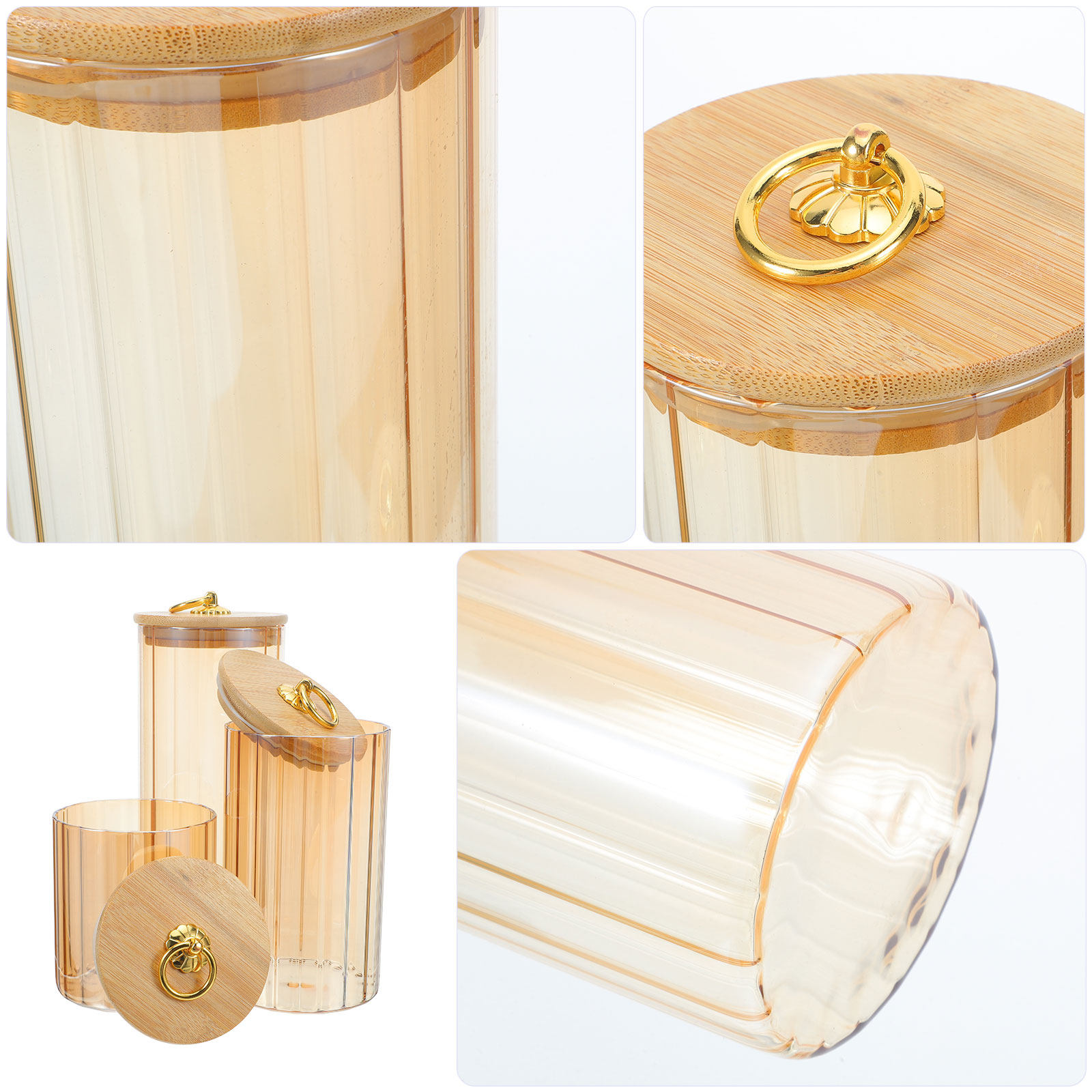 3Pcs Airtight Glass Storage Ja - Coffee Tea Jars review and price