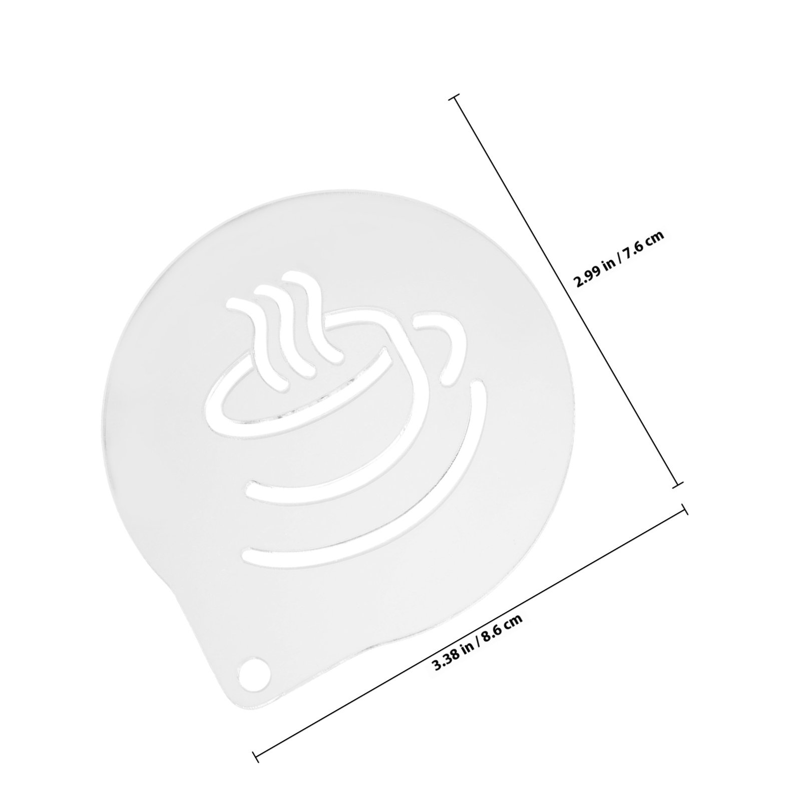 Acrylic Coffee Stencil Set for - Coffee Stencil Art review and price