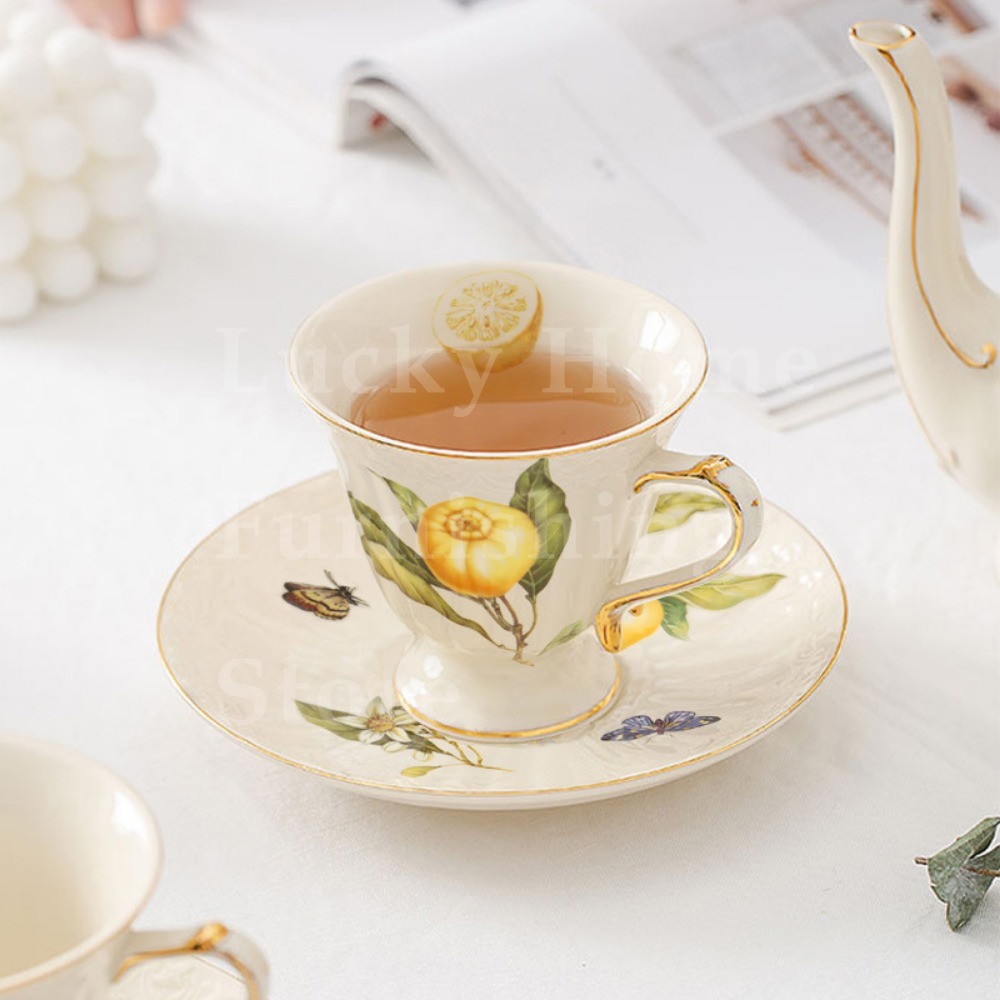 1PC Ceramic Luxury Crazy Porce - Lemon Tea Coffee review and price