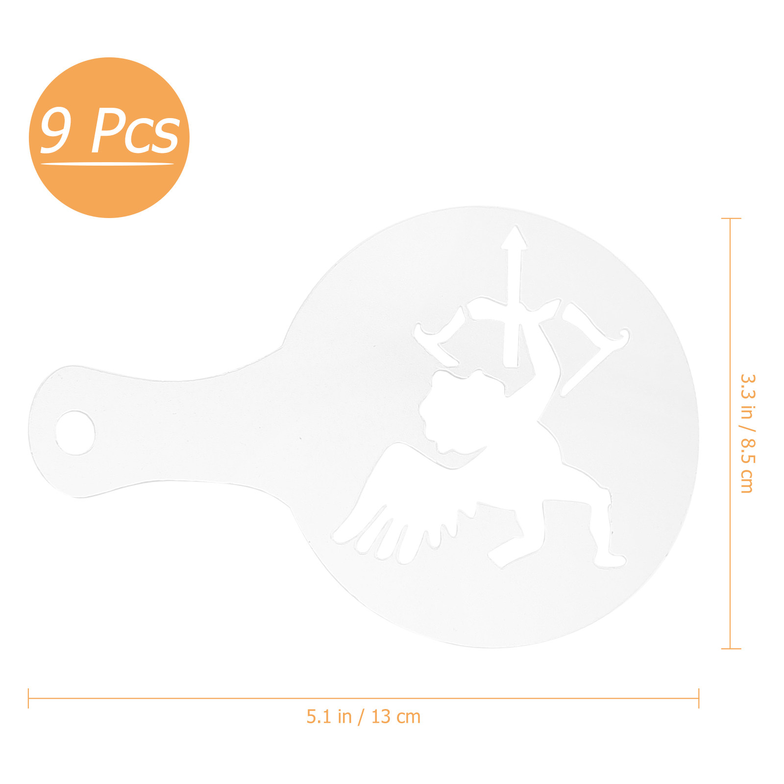 9Pcs Coffee Decorating Stencil - Coffee Stencil Art review and price