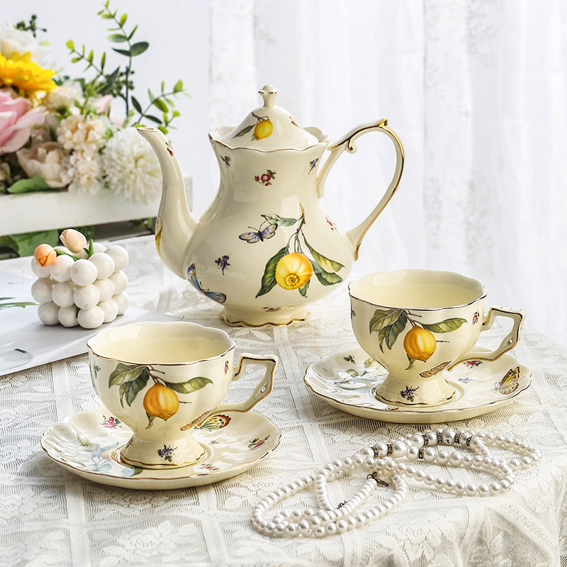 European Countryside Style Tea - Lemon Tea Coffee review and price