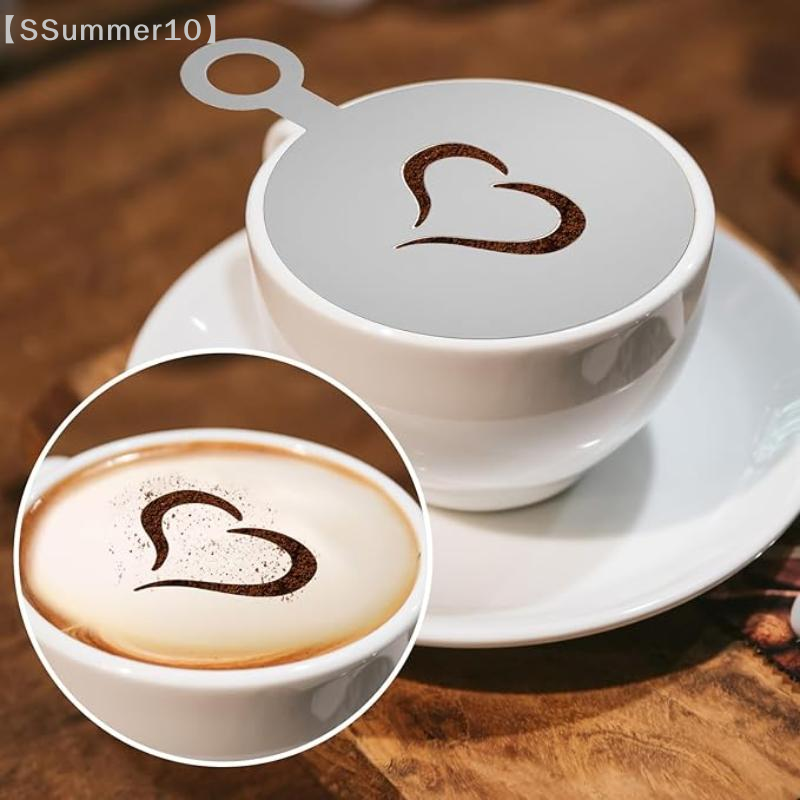 【SSummer10】4Pcs/Set Stainless  - Coffee Stencil Art review and price