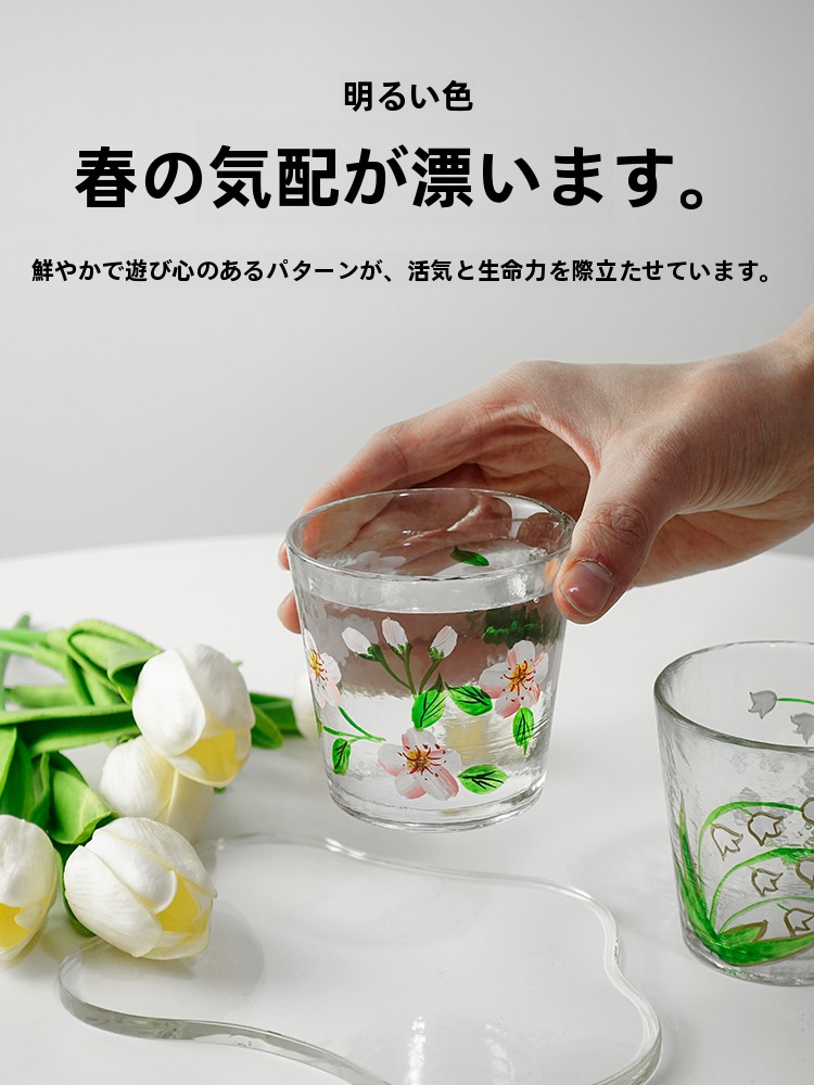 Hand-Painted Glass Cup Japanes - Lemon Tea Coffee review and price