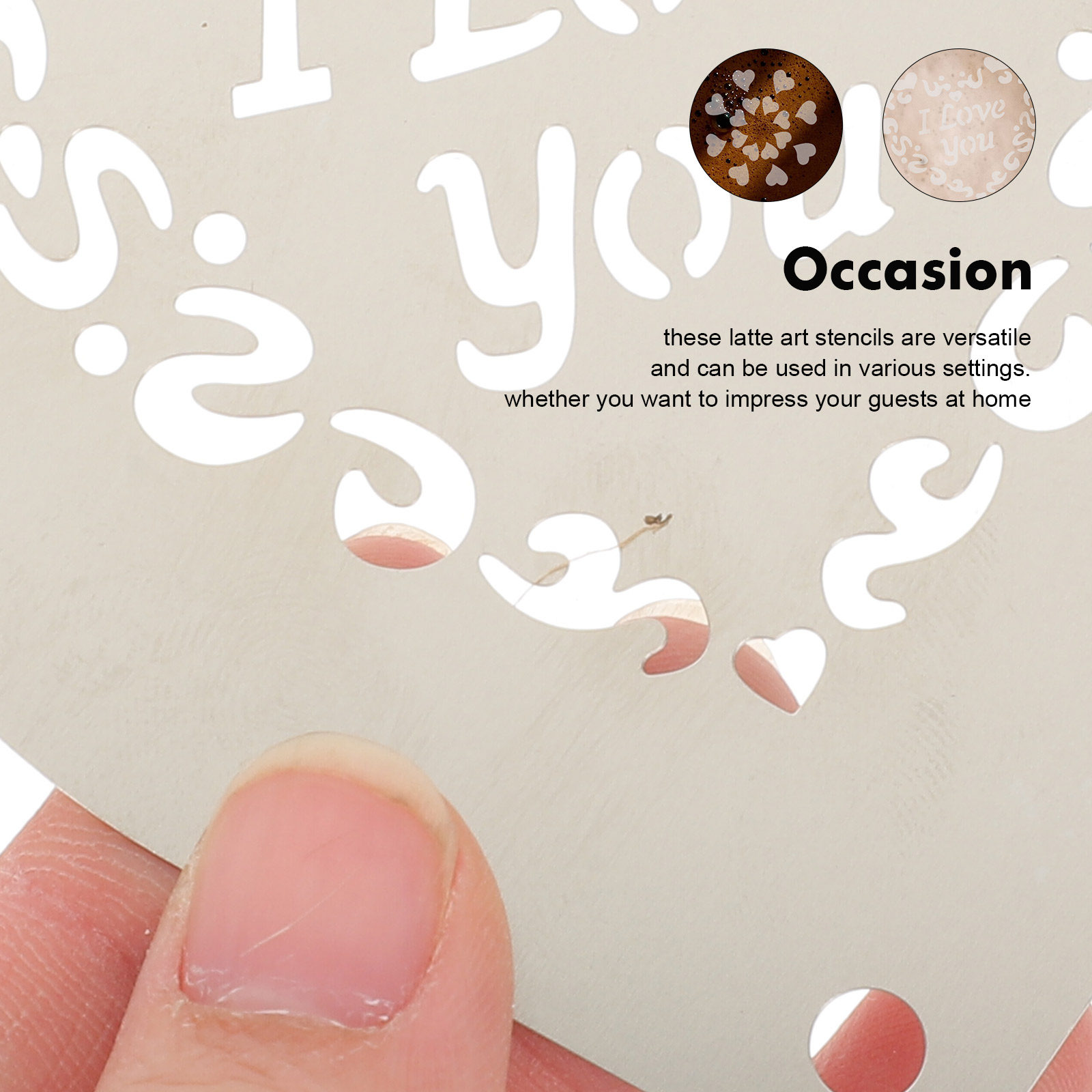 6Pcs Latte Art Stencils Stainl - Coffee Stencil Art review and price