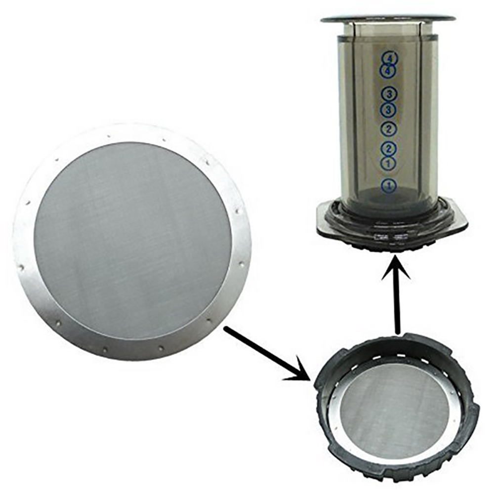 2PCS/lot 61MM Coffee Metal Mes - Aeropress Coffee Maker review and price