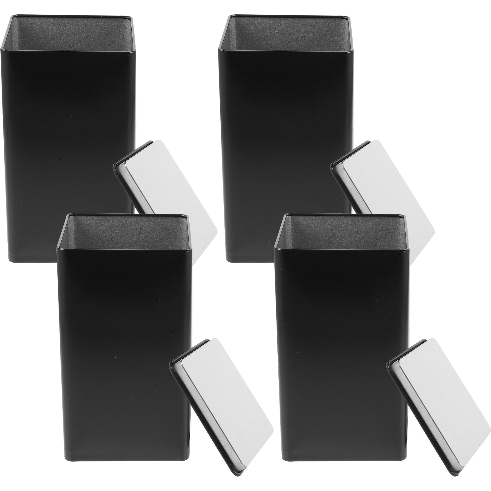 4Pcs Storage Jars Tinplate Box - Coffee Tea Jars review and price