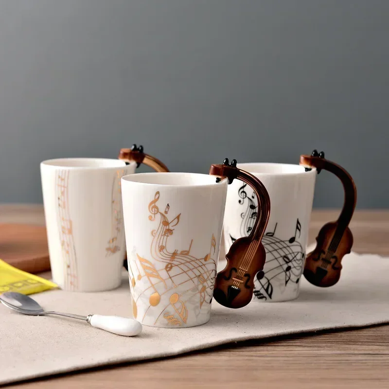 Novelty Music Note Cup Ceramic - Lemon Tea Coffee review and price