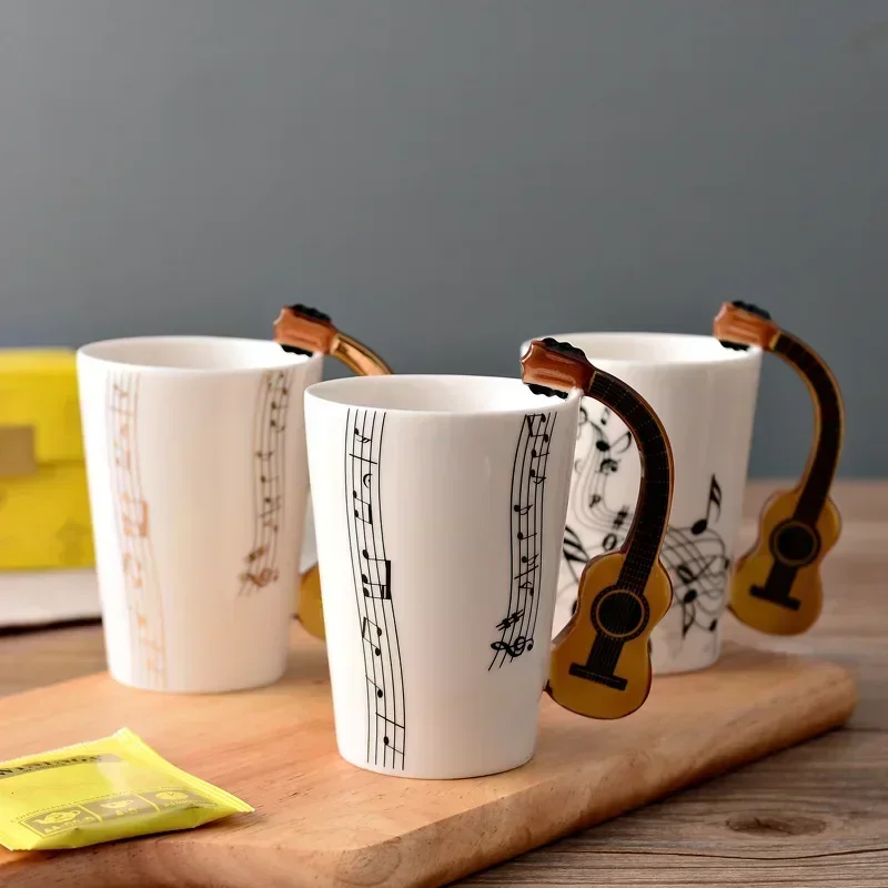 Novelty Music Note Cup Ceramic - Lemon Tea Coffee review and price