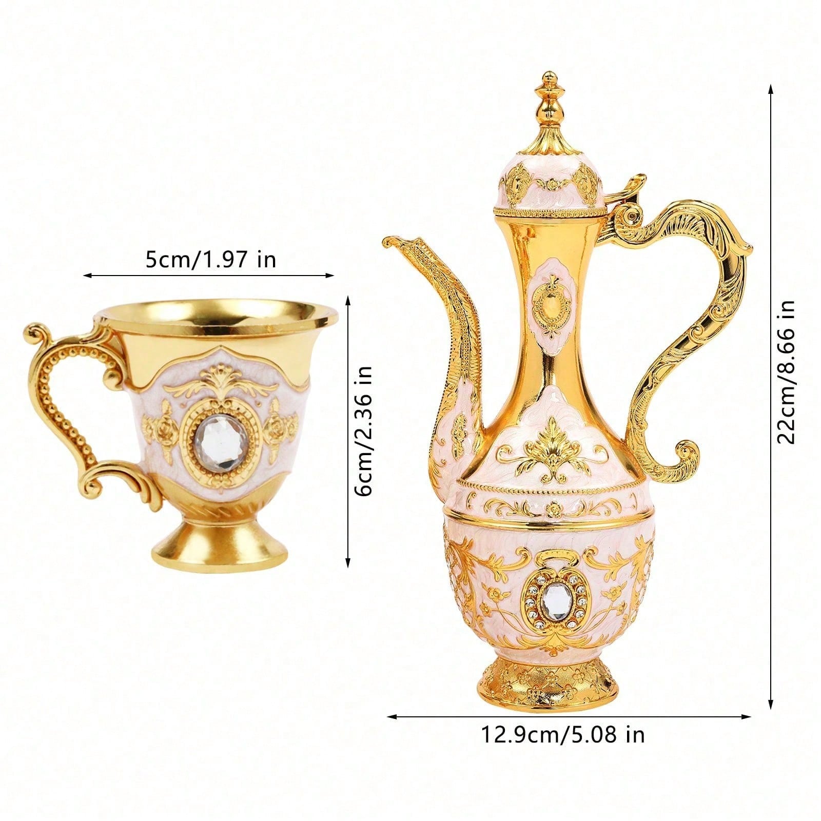 Vintage Turkish Tea Set with C - Tea Coffee Pot Set review and price