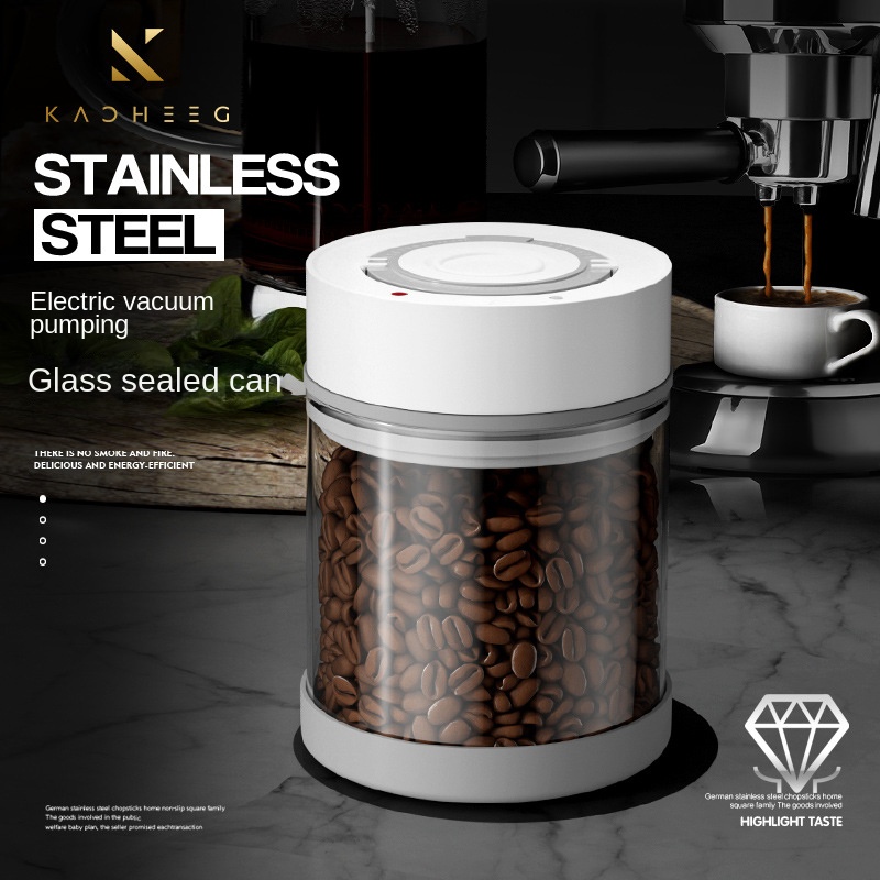 Electric Vacuum Coffee Beans G - Coffee Tea Sugar Canisters review and price