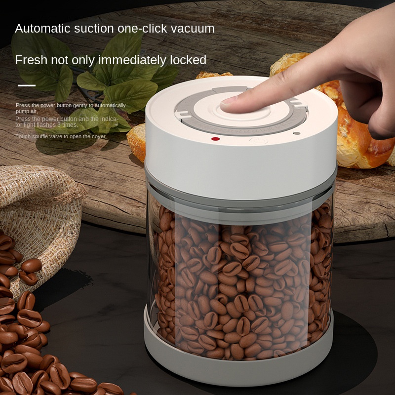Electric Vacuum Coffee Beans G - Coffee Tea Sugar Canisters review and price