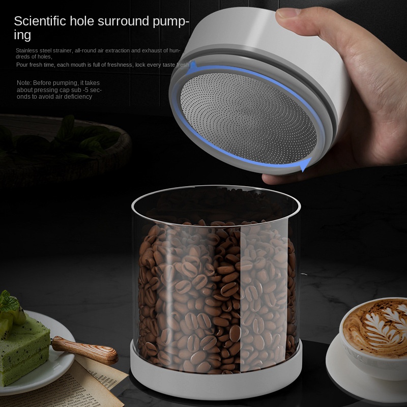 Electric Vacuum Coffee Beans G - Coffee Tea Sugar Canisters review and price