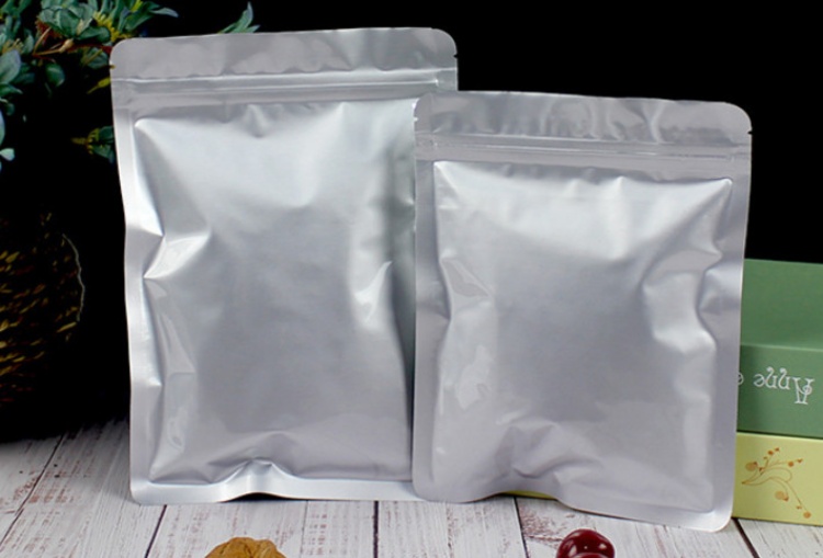 100PCS Flat Aluminum Foil Zipl - Coffee Tea Logo review and price