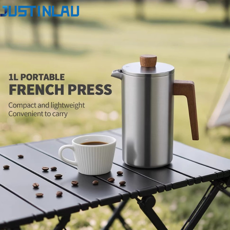 JUSTINLAU 1000ml Stainless Ste - Coffee Tea Pots review and price