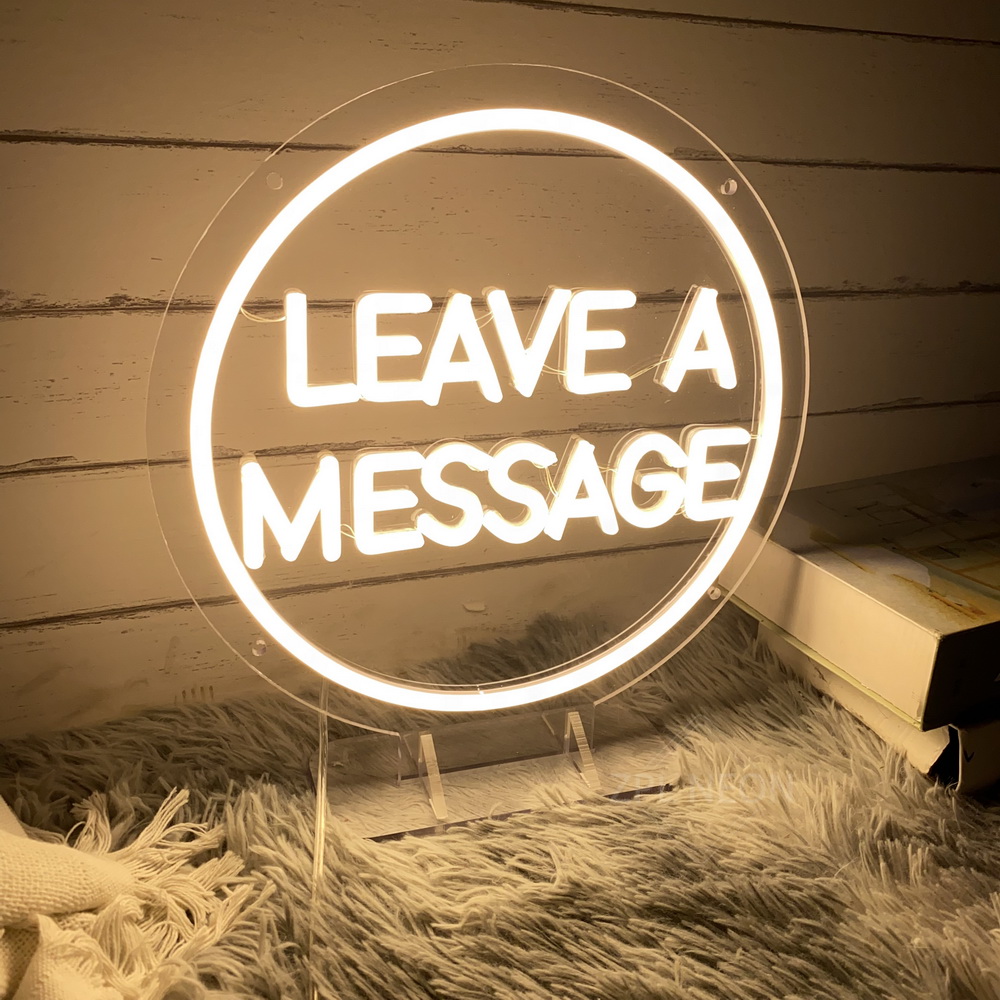 Leave A Message Led Neon Sign  - Coffee Tea Neon Sign review and price