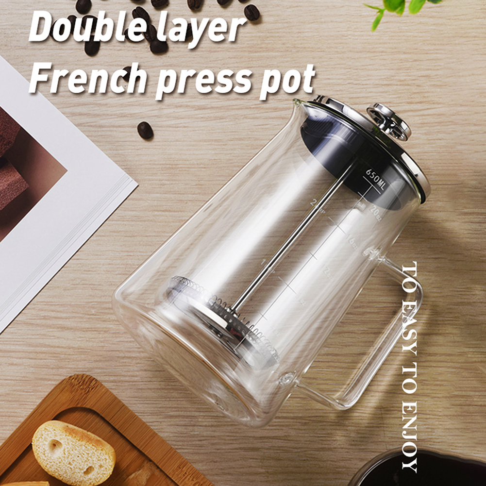 Double Layers French Press Pot - Coffee Tea Pots review and price