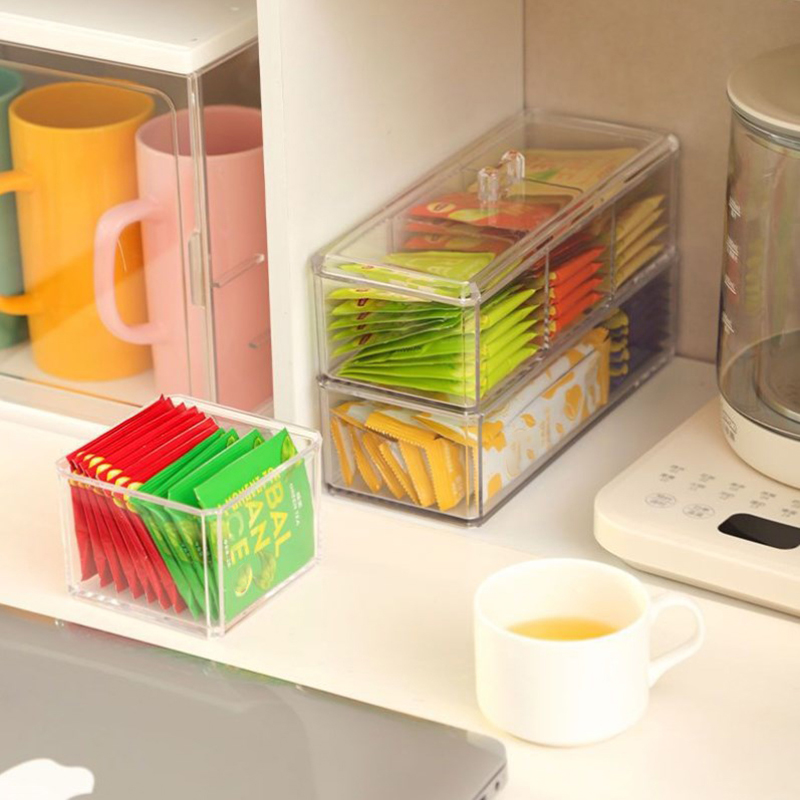 [E] Tea Bag Storage Box Drawer - Coffee Tea Sugar Canisters review and price