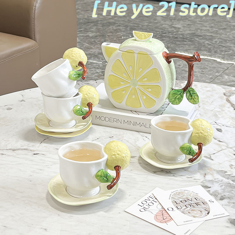 3D Lemon Coffee Cup and Saucer - Lemon Tea Coffee review and price