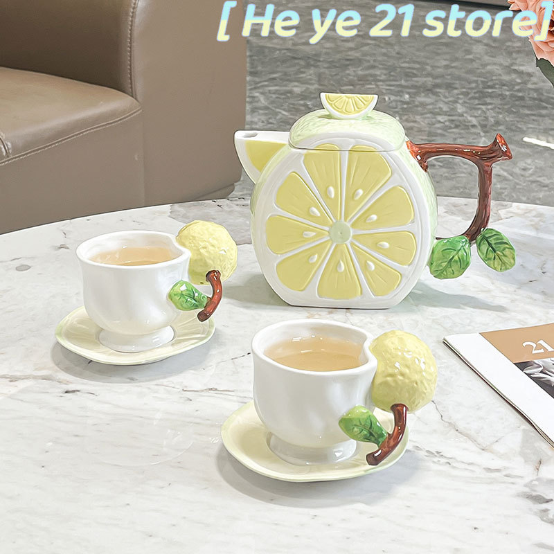 3D Lemon Coffee Cup and Saucer - Lemon Tea Coffee review and price