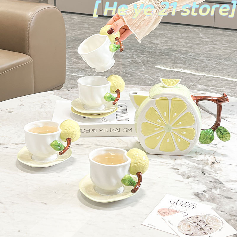 3D Lemon Coffee Cup and Saucer - Lemon Tea Coffee review and price