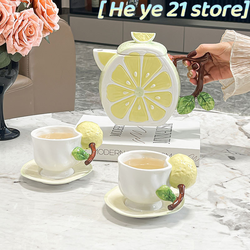 3D Lemon Coffee Cup and Saucer - Lemon Tea Coffee review and price