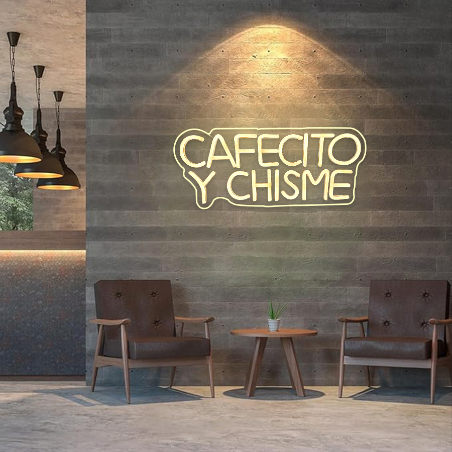Cafecito Y Chisme Neon Sign, V - Coffee Tea Neon Sign review and price